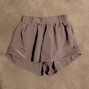 Pastel Purple Lululemon Workout Shorts